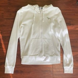 VS pink zip up hoodie